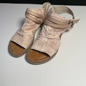 Blowfish Pink Women's Sandals. Size 7. EUC.